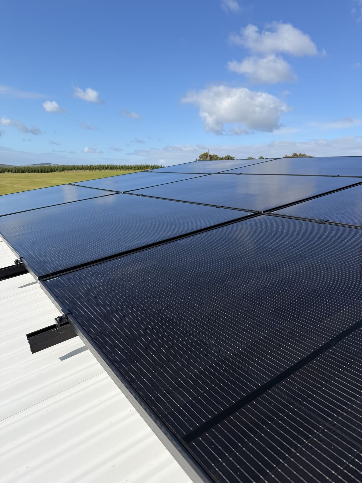 Rooftop solar install